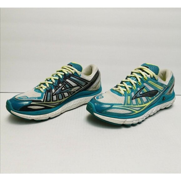 Brooks Transcend Running Shoes Aqua / White Size 10 Ultimate Ride Cushion - Picture 4 of 7